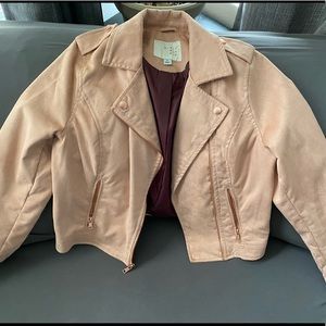 Pink Suede Jacket